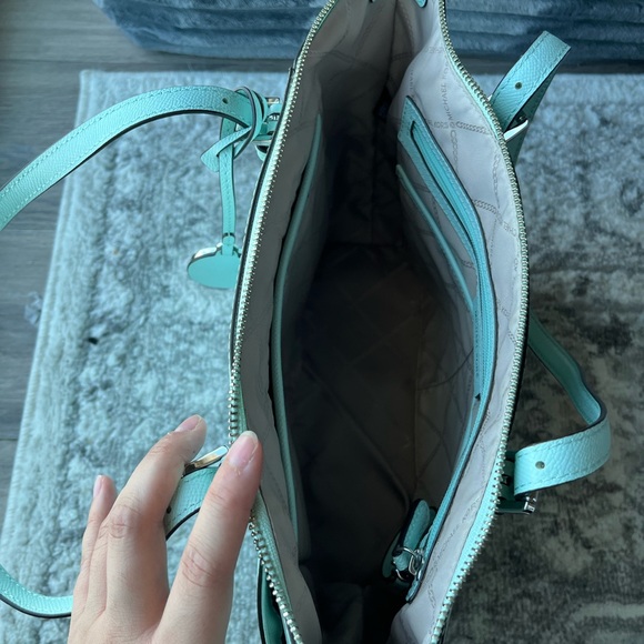 Michael Kors Aqua Blue Tote Bag - Picture 7 of 9